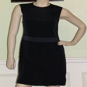 Black  Sleeveless Silk Dress